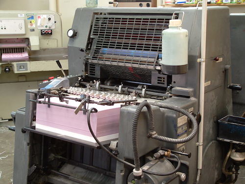 offset printing press